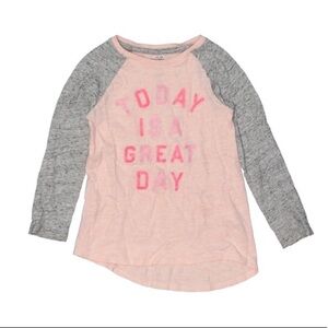 OshKosh B’Gosh Great Day Long Sleeve T-shirt 4T pink casual tee pink